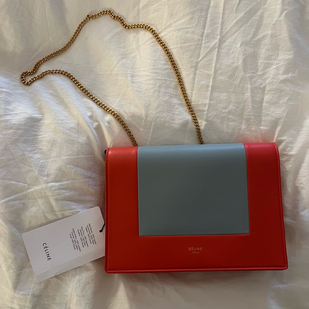 NWT Celine clutch purse on chain